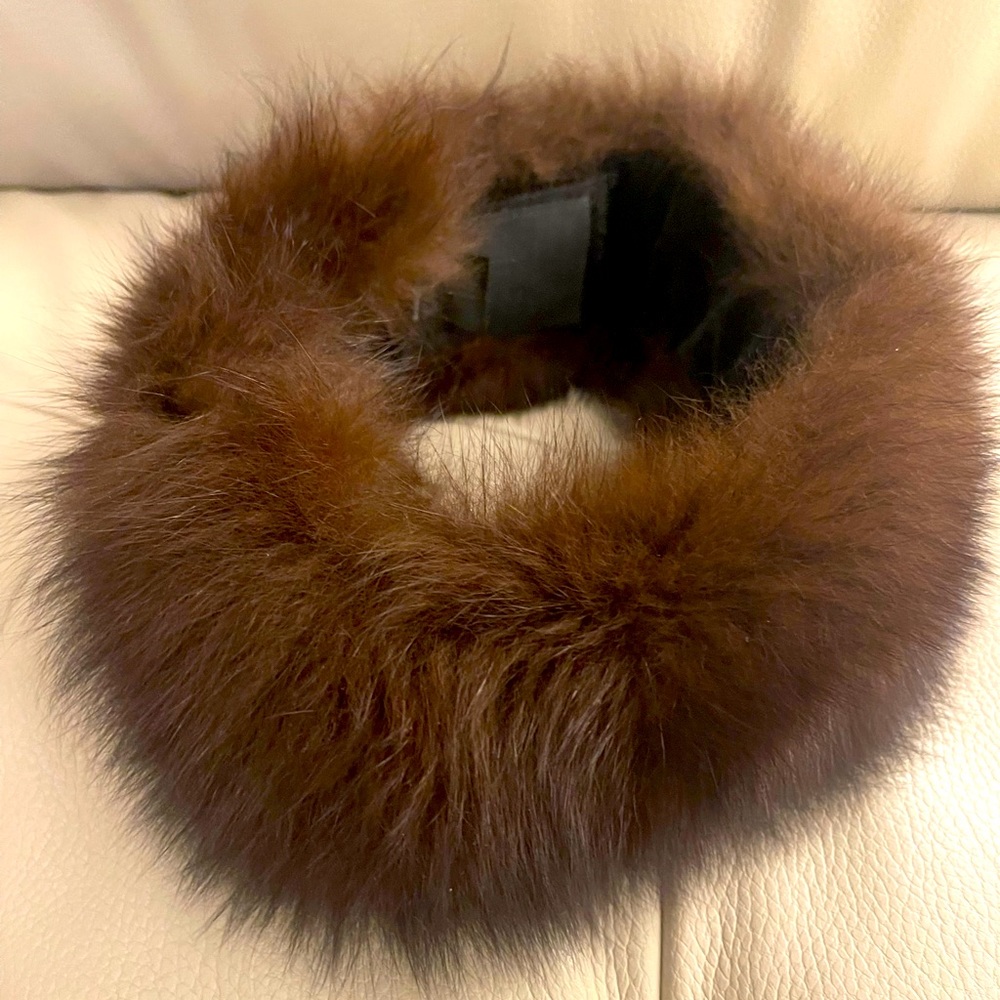 Saks BLACK LABEL Fox Fur Headband